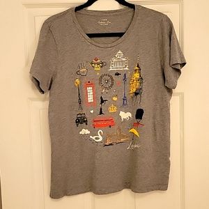 J. Crew London tee shirt